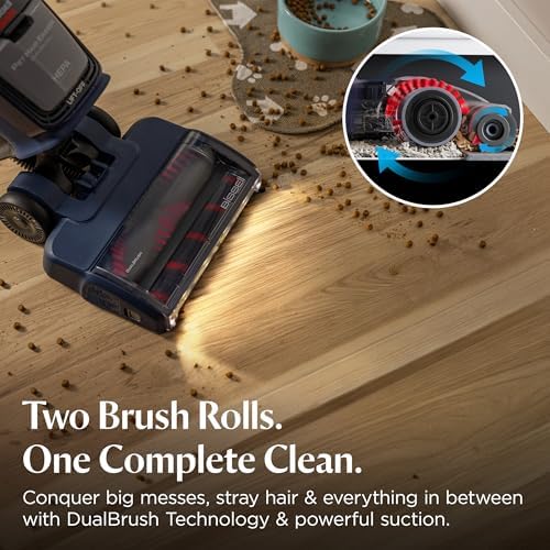 Bissell Pet Hair Eraser DualBrush Upright Vacuum with Two Brush Rolls, DualBrush Self-Cleaning Technology, HEPA Sealed Allergen System, Bright FurFinder Headlights, Lift-Off Pod, 42946 - Image 3