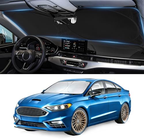 Sunshade for Ford Fusion 2013-2019 2020 2021 Windshield Sun Shade Shield by INSAUTO
