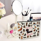 Dachshunds Makeup Bag For Dachshunds Lover Gift: Perfect Cosmetic Bag Just A Girl Who Love Dachshunds For Sisters, Friends,Teen Girls & Women.Ideal Gift For Travel, Birthdays, & Christmas. - Image 2