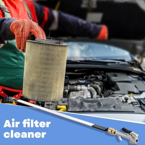 Threlaco 16" Air Filter, Radiator Cleaning Wand for High Efficiency Cooling Systems and Radiators, Water Air Cleaning Wands for Blow out Wash out Kit, Home Car Truck Power Washer Wand - Image 6