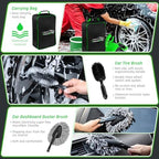 47PCS Car Detailing Kit Interior Cleaner, Car Cleaning Kit, Car Vacuum Car Interior Detailing Kit, Car Wash Kit with Bucket Auto Detailing Brush Set Car Accessories for Motorcycle, Cars, Bikes, Wheels - Image 6