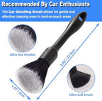 3PCS Wheel Brush Kit for Cleaning Wheel and Tire, Wheel and Rim Brush, Car Detailing Brushes, Bendable & Durable Car Wheel Rim Cleaner Brush Set,Car Detailing Cleaning Brush Supplies Kit - Image 4