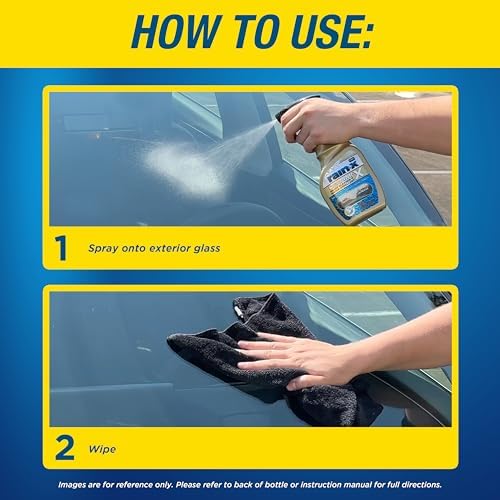 Rain-X 630177SRP Cerami-X Glass Cleaner + Water Repellent, 23oz - Cleaning Effectively While Remaining Streak Free, Protecting Against Contaminants and Stains - Image 4