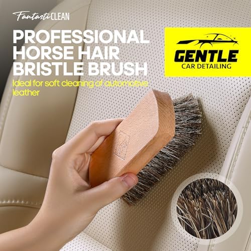 Fantasticlean Car Interior Detailing Kit, Leather Cleaner Brush Set, 9PCS - Image 6