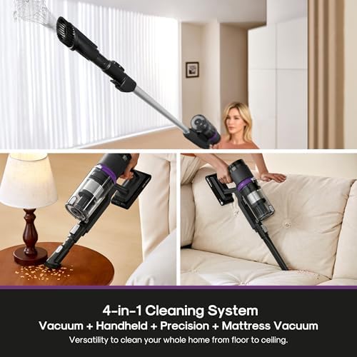 Eureka ReactiClean 200W Lightweight Cordless Stick Vacuum, NEC410BK - Image 6