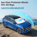Windshield Sun Shade for Cadillac Optiq 2025-2026 Sunshade - Image 2