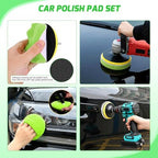 Nilight 27PCS Car Detailing Kit for Interior Exterior Car Care, Green - Image 6