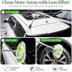 HIPPIH 62" Car Wash Brush kit with Long Handle & 3 Scratch-Free Refill Mitt - Image 3