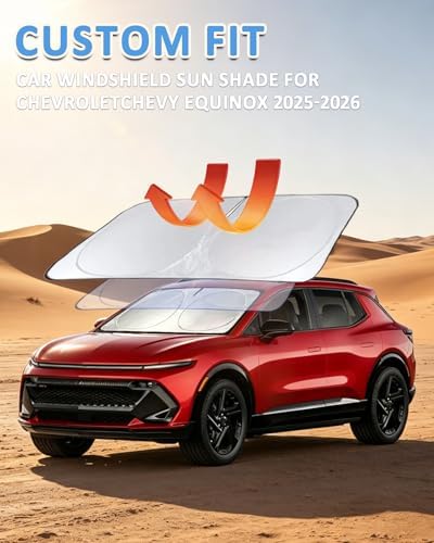 Sun Shade for Chevy Chevrolet Equinox 2025 2026 Windshield Sunshade - Image 5