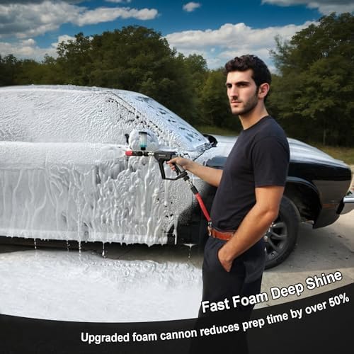 Raincovo Pure Pro Foam Cannon for Pressure Washer, Adjustable Nozzle - Image 6