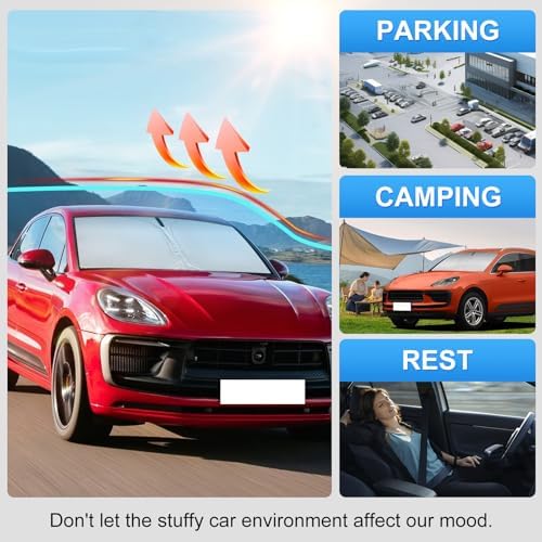 Custom Fit Windshield Sun Shade for Porsche Macan 2014-2026 - Image 6