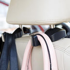 IPELY Universal Car Vehicle Back Seat Headrest Hanger Holder Hook for Bag Purse Cloth Grocery (Black -Set of 2) - Image 2