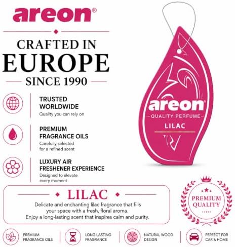 AREON MON Lilac Scent Hanging Car Air Freshener Pack of 12 - Image 6