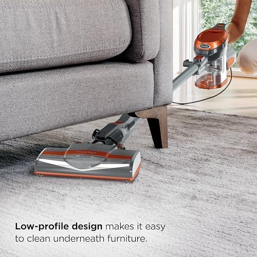 Shark Rocket Corded Stick Vacuum, Carpet & Hard Floors, Gray/Orange, HV301 - Image 3