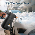 Awakening 2L Electric Foam Sprayer, Cordless Car Foam Cannon, 68oz Rechargeable Battery Foam Blaster, 52PSI Portable Electric Foam Cannon for Auto Car Detailing - Image 2
