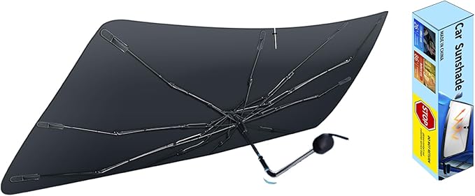 Custom-Fit for Infiniti Windshield Sun Shade Umbrella,Protect Car from Sun Rays,Foldable Car Umbrella Sunshade Cover with 360° Bendable Handle,Designed for Infiniti Accessories (for Infiniti EX) by piegieqie