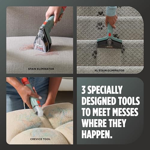 Shark CarpetXpert Upright Carpet & Built-in Stain Cleaner, 3 Tools, EX151 - Image 6