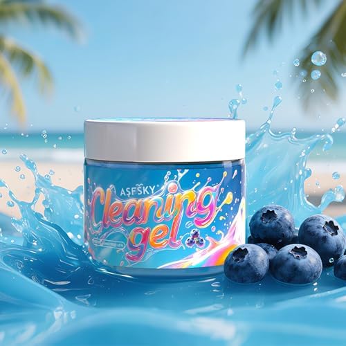 ASFSKY Car Cleaning Gel Cleaning Putty Universal Cleaning Gel Blueberry - Image 2