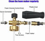 Tool Daily Pressure Washer Foam Cannon, Additional Orifice Nozzle 1.1mm - Image 5