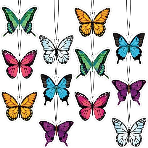 Tallew 12 Pack Car Air Fresheners Butterfly Hanging,Butterfly by Tallew