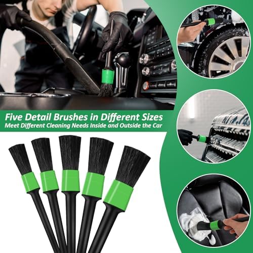 18PCS Car Interior Detailing Kit with Ultra Soft Brushes - Image 6