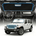for Jeep Wranger JL Sun Shade Windshield Cover - Custom Fit Wranger JL Accessories 2018-2025 2026 Sunshade Foldable UV Protection & Heat Shield Sun Visor Accessories by Unknown