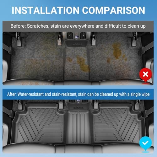 Xipoo Cargo Mats Compatible with 2022 2023 2024 2025 2026 Tucson | Rear Trunk Mats Backrest Mat Floor Mat Replacement for 22-26 Tucson Accessories - Image 3