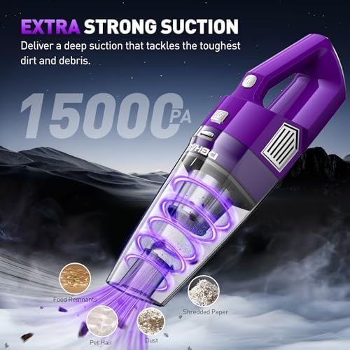 Handheld Vacuum Cordless Rechargeable, Hand Held Car Vacuum Cleaner - Image 2