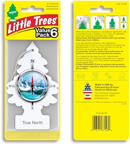 LITTLE TREES Car Air Freshener | Hanging Tree Provides Long Lasting Scent for Auto and Home | 24 Air Fresheners |True North - Image 2