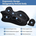 Intimacy Pillow Wedge - Sweet Spot Pillow for Couples, Memory Foam Ergonomic Support Cushion, Multi-Position Couples Pillow, Removable Washable Cover for Relaxation & Play (Black) - Image 4