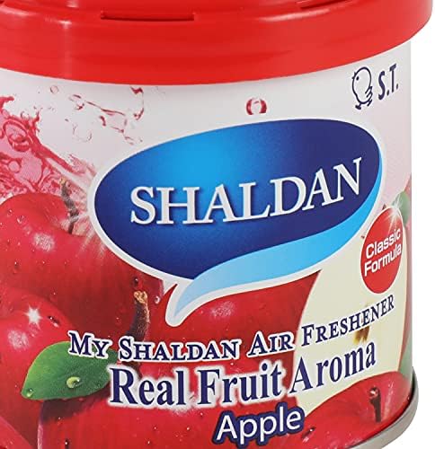 Auto Dynasty My Shaldan Japanese Room/Car Limonene Gel Natural Air Freshener Cans, Apple Scent, 80g - Image 2