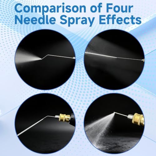 Tool Daily Pressure Washer Needle Tips, 1/4” Quick Connect, 1-2 GPM, 8 Pack - Image 5