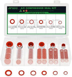 160PCS A/C Compressor Port Bonded Seal Gasket Kit, A/C Seal Washers by Japtend