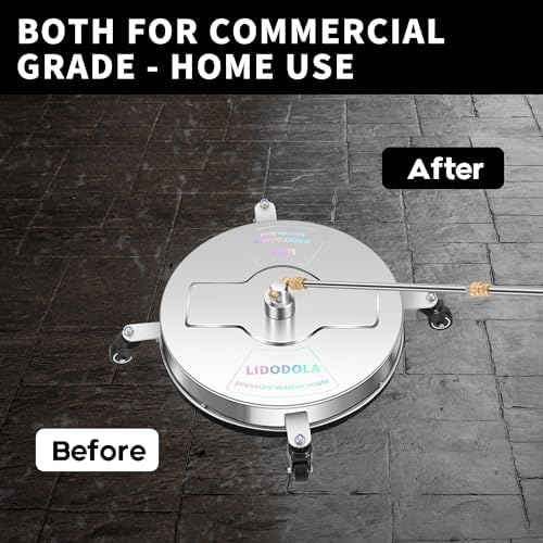 LidoDola 16.5'' Pressure Washer Surface Cleaner, Power Washer Accessory - Image 6