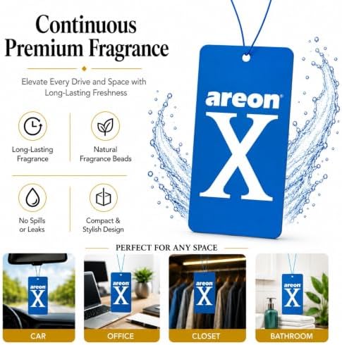 AREON X Beverly Hills Paper Hanging Car Air Freshener - Pack of 12 - Image 5