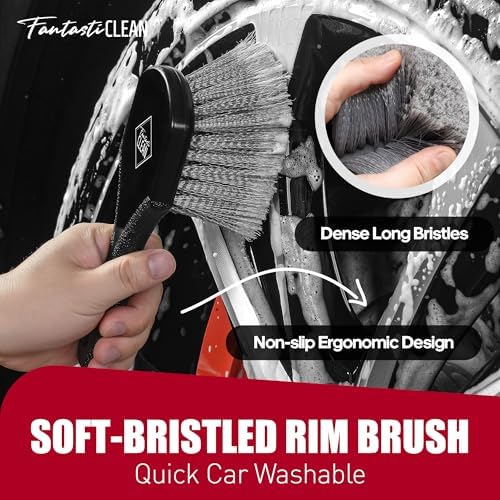 Fantasticlean 7PCS Wheel Tire Brush Kit for Car Detailing Cleaning - Image 6
