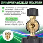 BEAR FORCE Innovative Brass Foam Cannon Pro+ for Pressure Washer, Car Wash - Image 6