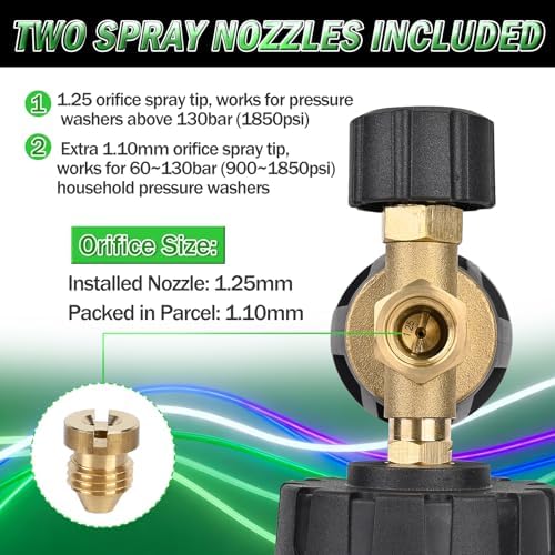 BEAR FORCE Innovative Brass Foam Cannon Pro+ for Pressure Washer, Car Wash - Image 6
