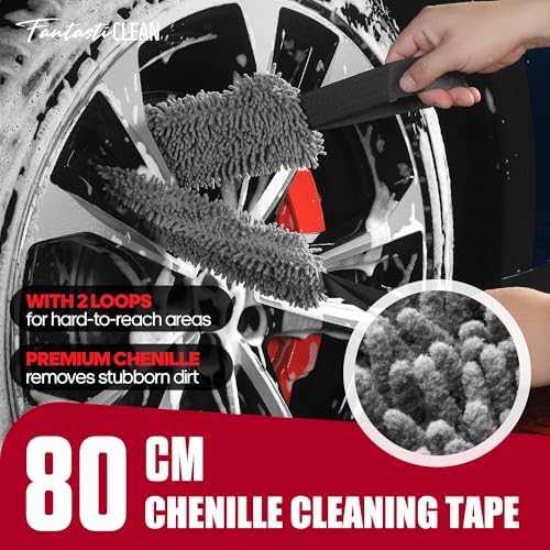 Fantasticlean 7PCS Wheel Tire Brush Kit for Car Detailing Cleaning - Image 4