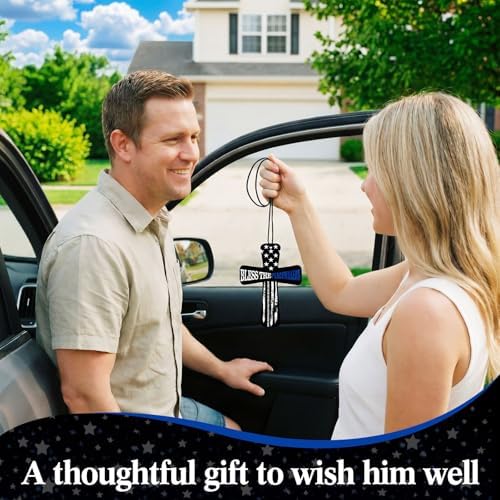 Fumete 24 Pcs Christian Gift for Police Officer Cross Car Air Freshener - Image 6