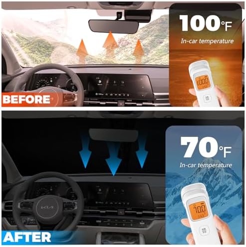 Foldable Front Windshield Sunshade fit for Kia Sportage 2023-2025 2026 - Image 3