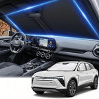 Windshield Sun Shade for Chevy Chevrolet Blazer 2024 2025 2026 Sunshade Front Window Shade Custom Fit Blazer Accessories Sun Visor Foldable Shade Blocks UV Rays Accessories by AuyNeas