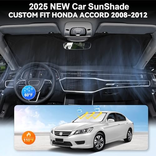 Custom Fit Accord Windshield Sunshade for Honda Accord 2012 2011-2008 Sedan - Image 4