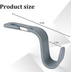 4PCS Car Seat Headrest Hook, Multi-Purpose Seat Back Hanger Purse Bag Handbag Organizer, Auto Interior Backseat Storage Hook Holder for Coat Hat Grocery Umbrella, Universal Fit (Gray) - Image 2