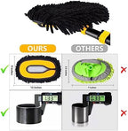 57'' Car Wash Brush with Long Handle Chenille Microfiber Car Wash Kit, Mitt Retractable Bent Pole Car Wash Brush for Cars RV Truck Boat (Light Yellow) - Image 4