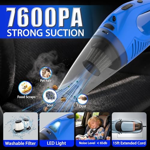 THINKWORK Car Cleaning Kit with Vacuum,Deep Cleaning for Interior Detailing - Image 2
