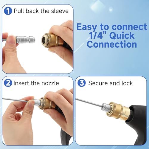 Tool Daily Pressure Washer Nozzle Kit for Washing, 4 Pack, 1-2 GPM - Image 6