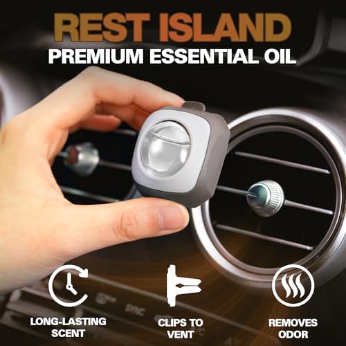 Air Jungles Rest Island Scent Car Air Freshener Vent Clip 6 Ct - Image 2