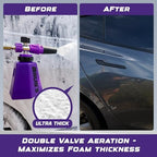 Brug's™ Pro Foam Cannon V2 - Professional Car Wash Foam Gun for Pressure Washer - Adjustable Spray Blaster, 1.1mm Orafice, Wide Neck Bottle, 1/4" Quick Connector - Snow Foam Cannon - Image 4