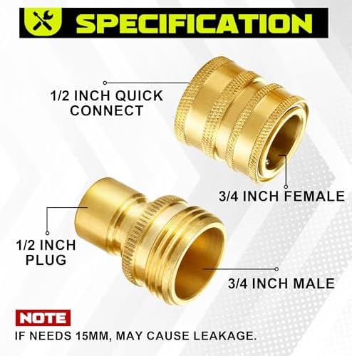 M MINGLE Pressure Washer Adapter Set, Quick Connect & Disconnect Kit - Image 4
